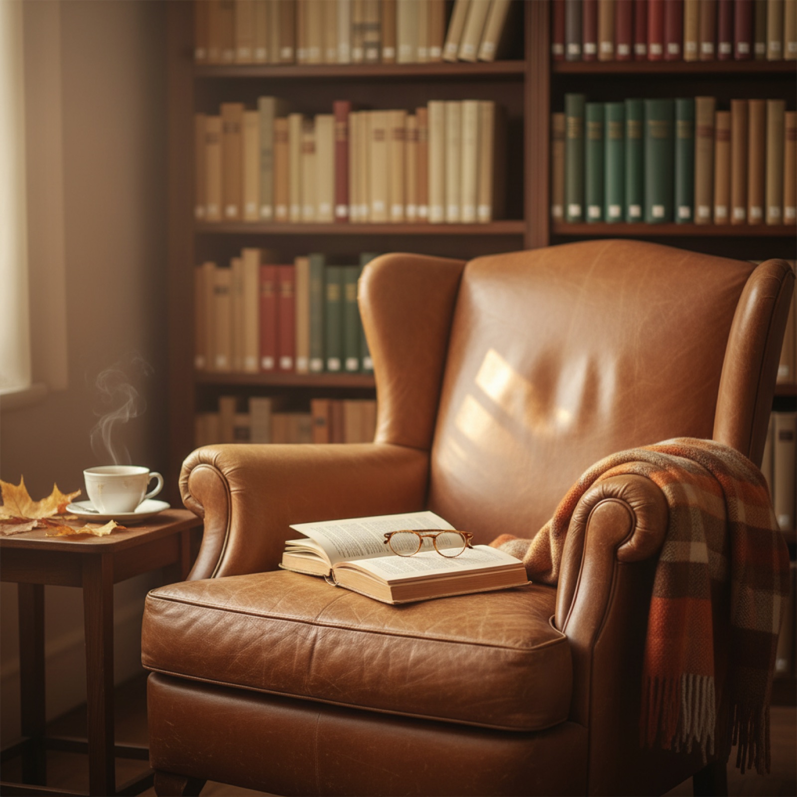Un fauteuil en cuir dans une bibliothèque — illustration de « TFMA : quand le 7e Art vire au fantasme »