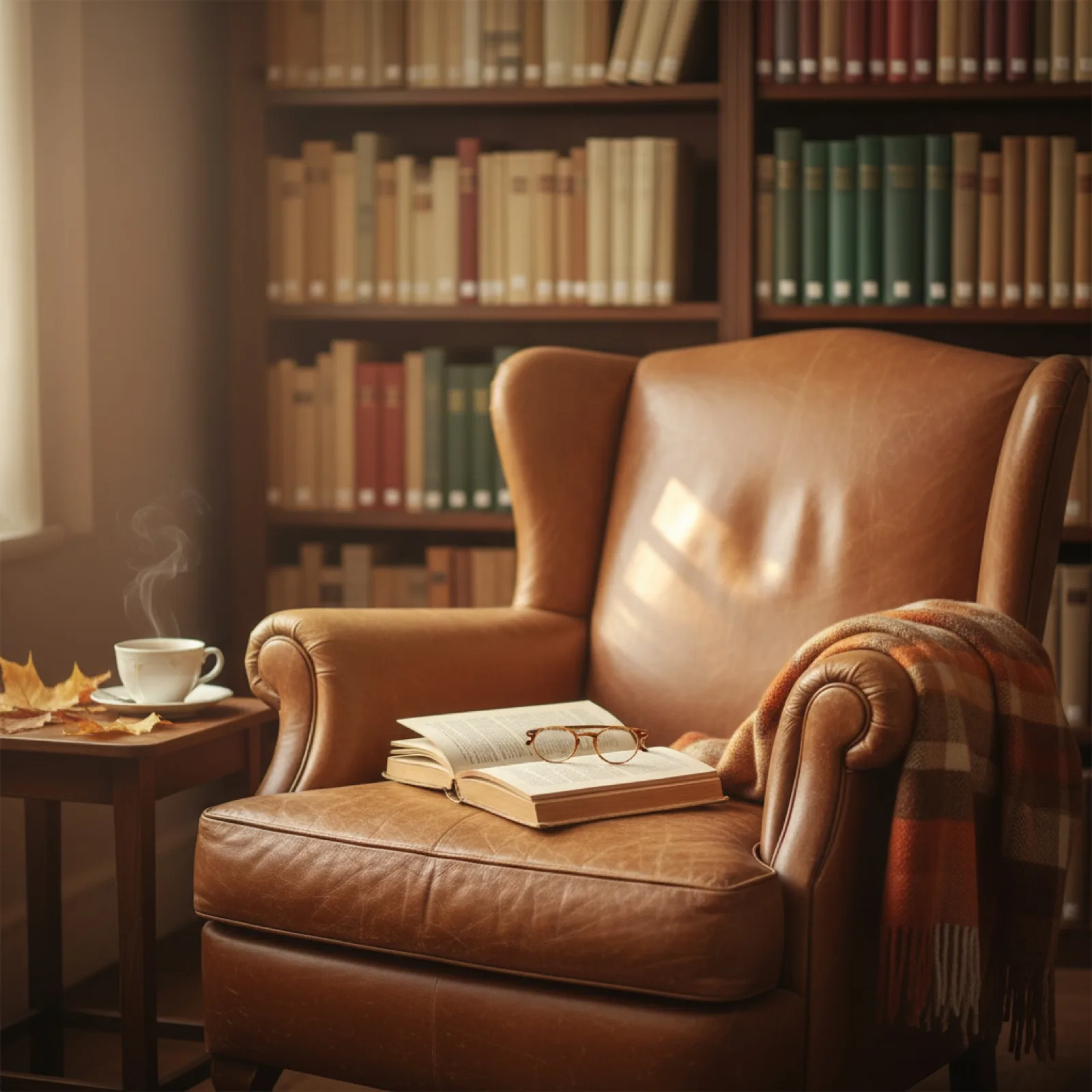 Un fauteuil en cuir dans une bibliothèque — illustration de « TFMA : quand le 7e Art vire au fantasme »
