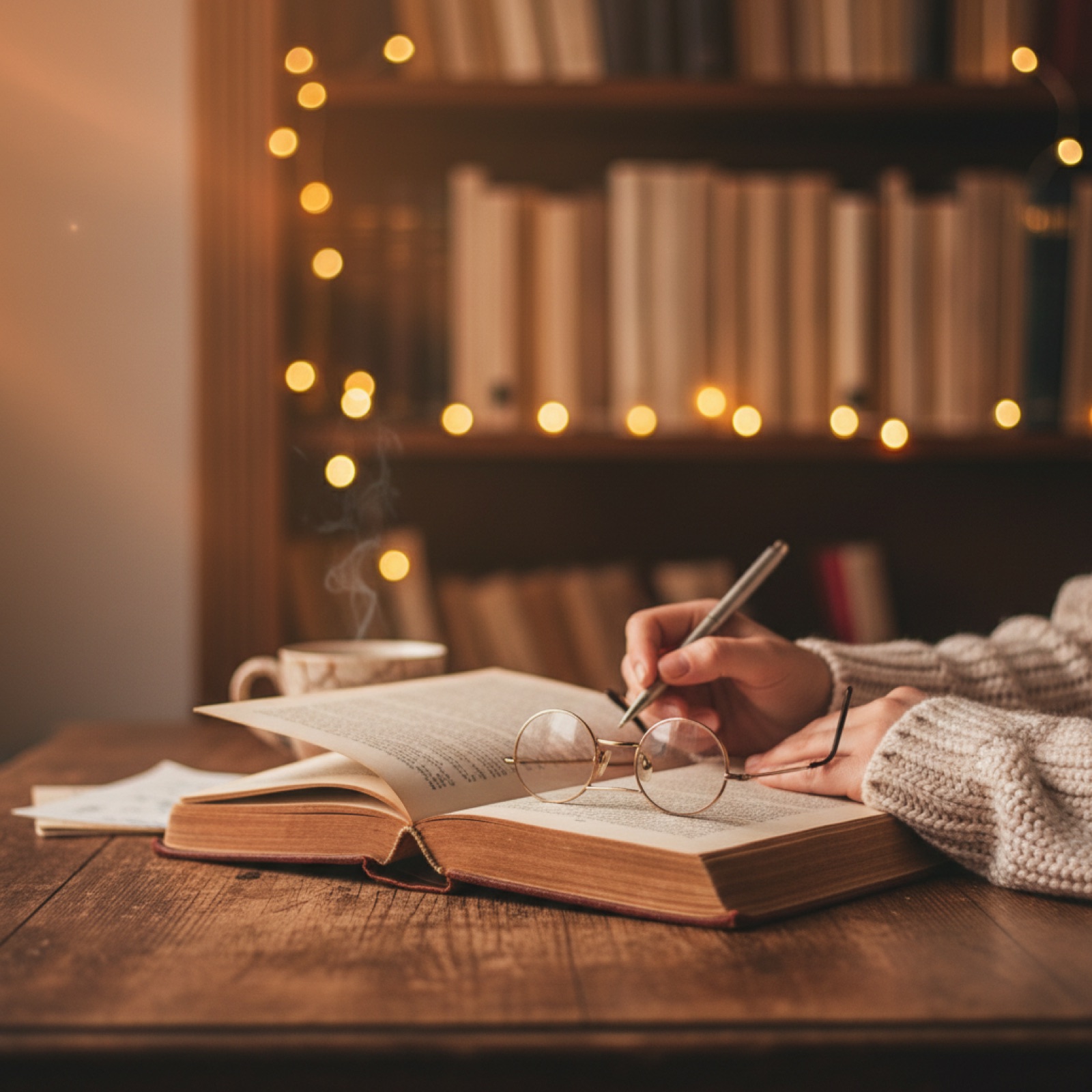 Un vieux livre relié ouvert sur un bureau en bois patiné — illustration de « TFMA : maman, c'est quand qu'on voit la suite ? »