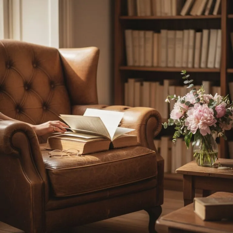 Un fauteuil en cuir dans une bibliothèque — illustration de « TFMA : mon nom est Bond… James Bond »