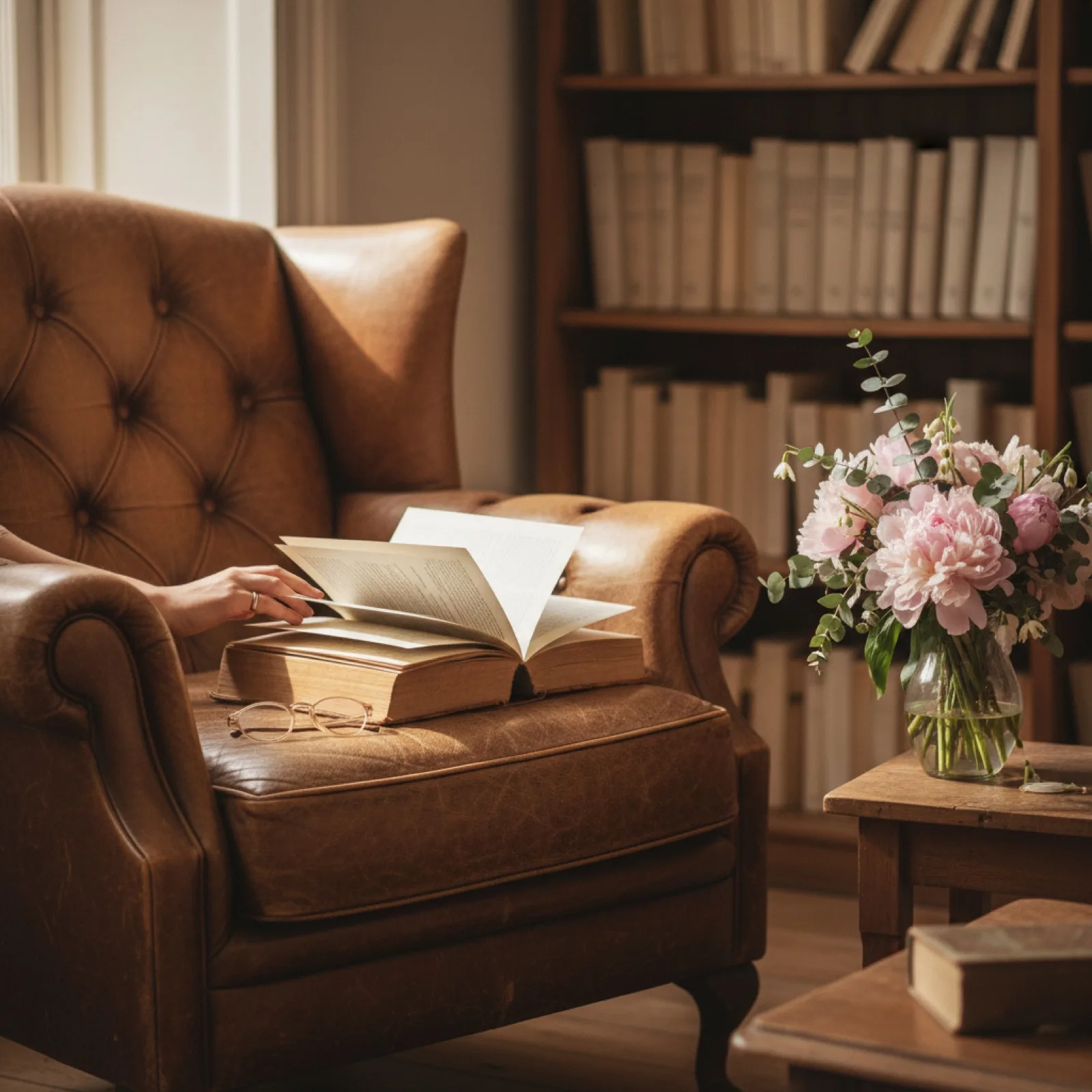 Un fauteuil en cuir dans une bibliothèque — illustration de « TFMA : mon nom est Bond… James Bond »