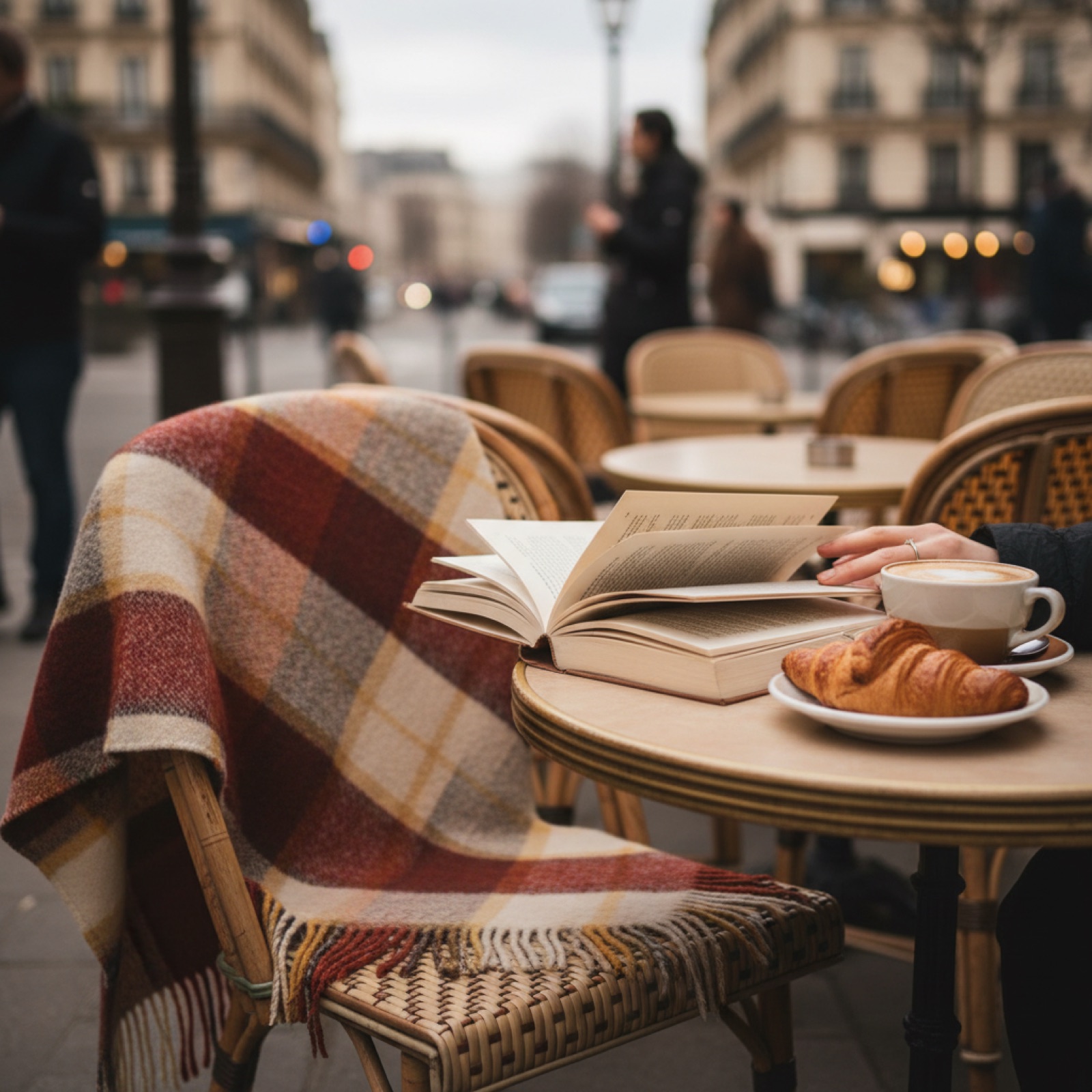 Une lectrice de dos sur un banc de parc — illustration de « Donne-moi ta main, la comédie romantique irlandaise que je revois sans me lasser »
