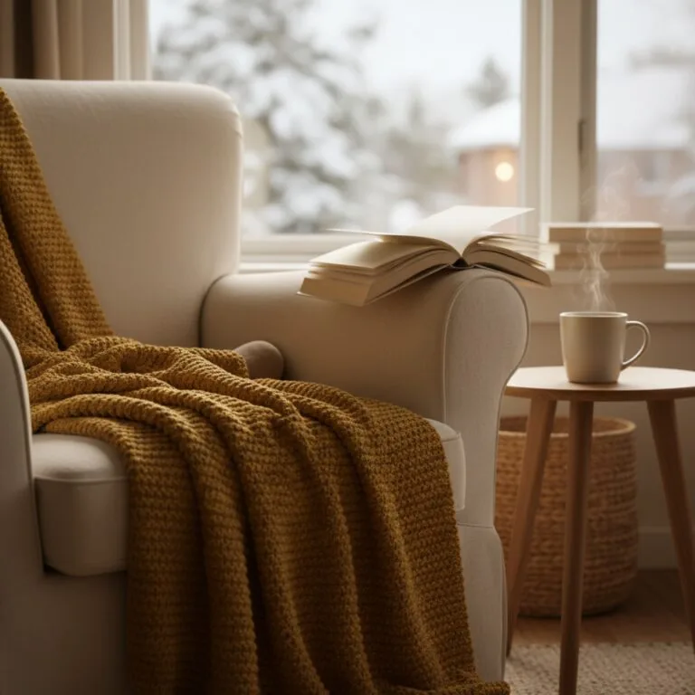 Un fauteuil moelleux près d'une fenêtre — illustration de « « En attendant Doggo », le roman feel good qui a du chien »