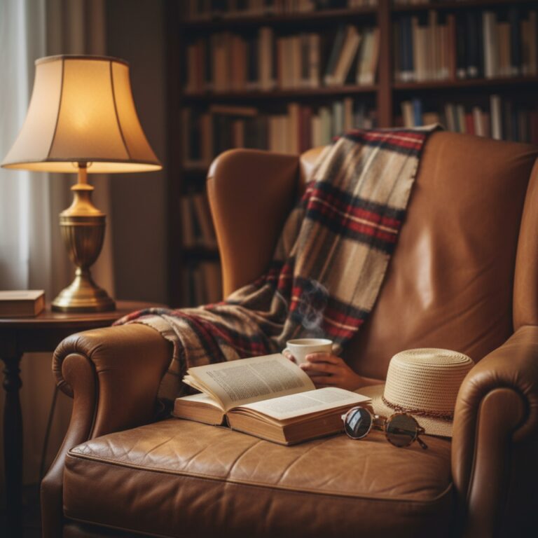 Une pile de classiques reliés aux tranches dorées près d'une fenêtre à croisillons — illustration de « « Le détective détraqué », quand on chahute Sherlock Holmes »