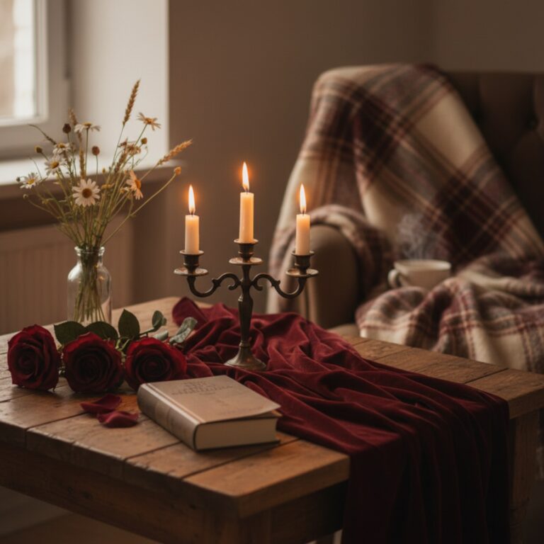 Un livre relié noir sur un drap de satin sombre — illustration de « « Endless Night » d'Estelle Every, mon premier coup de coeur de l'année »