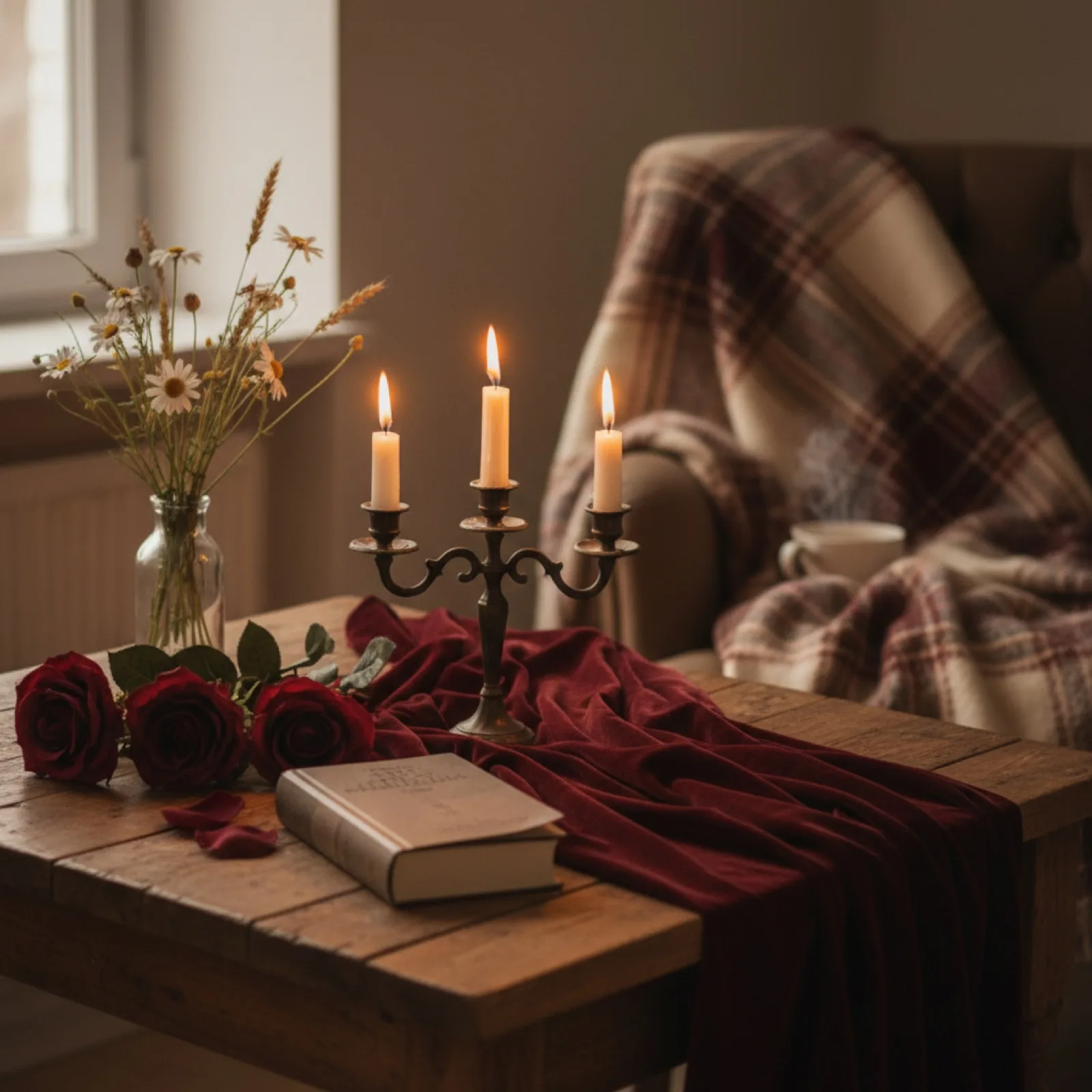 Un livre relié noir sur un drap de satin sombre — illustration de « « Endless Night » d'Estelle Every, mon premier coup de coeur de l'année »