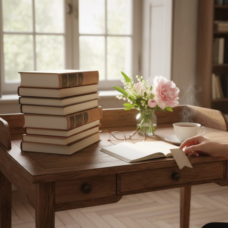 Une pile de classiques reliés aux tranches dorées près d'une fenêtre à croisillons — illustration de « « You know I'm no good » : ce qu'on appelle une fille à problèmes »