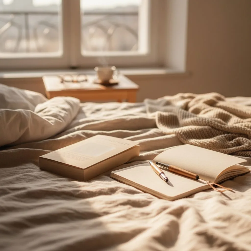 Un livre ouvert sur une table de café parisien en terrasse — guide Chick lit : le genre moqué devenu notre comédie romantique préférée